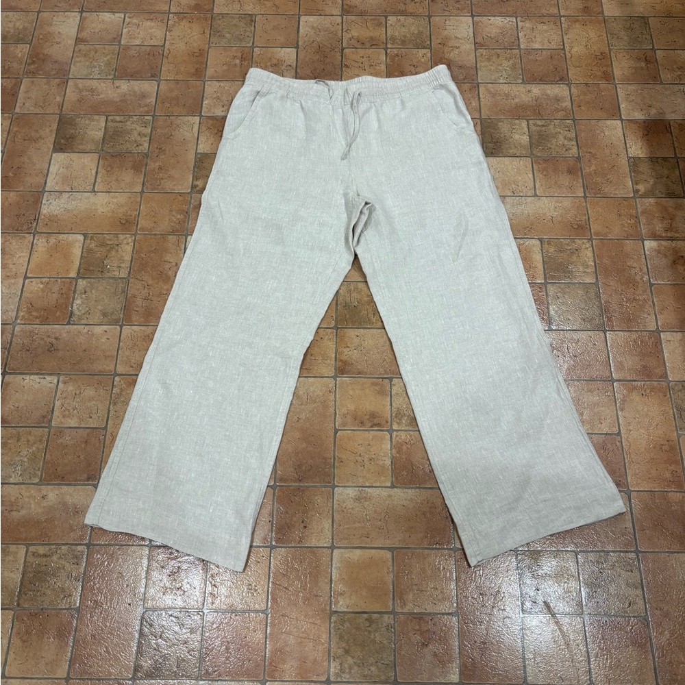LLBean Women’s Flax Wide Leg Linen Pants
